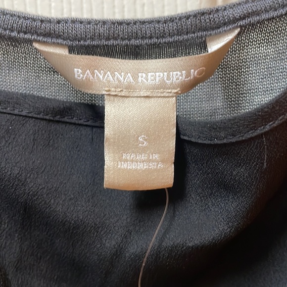 Banana Republic Grey/Black Cami Fold over top - Picture 2 of 7